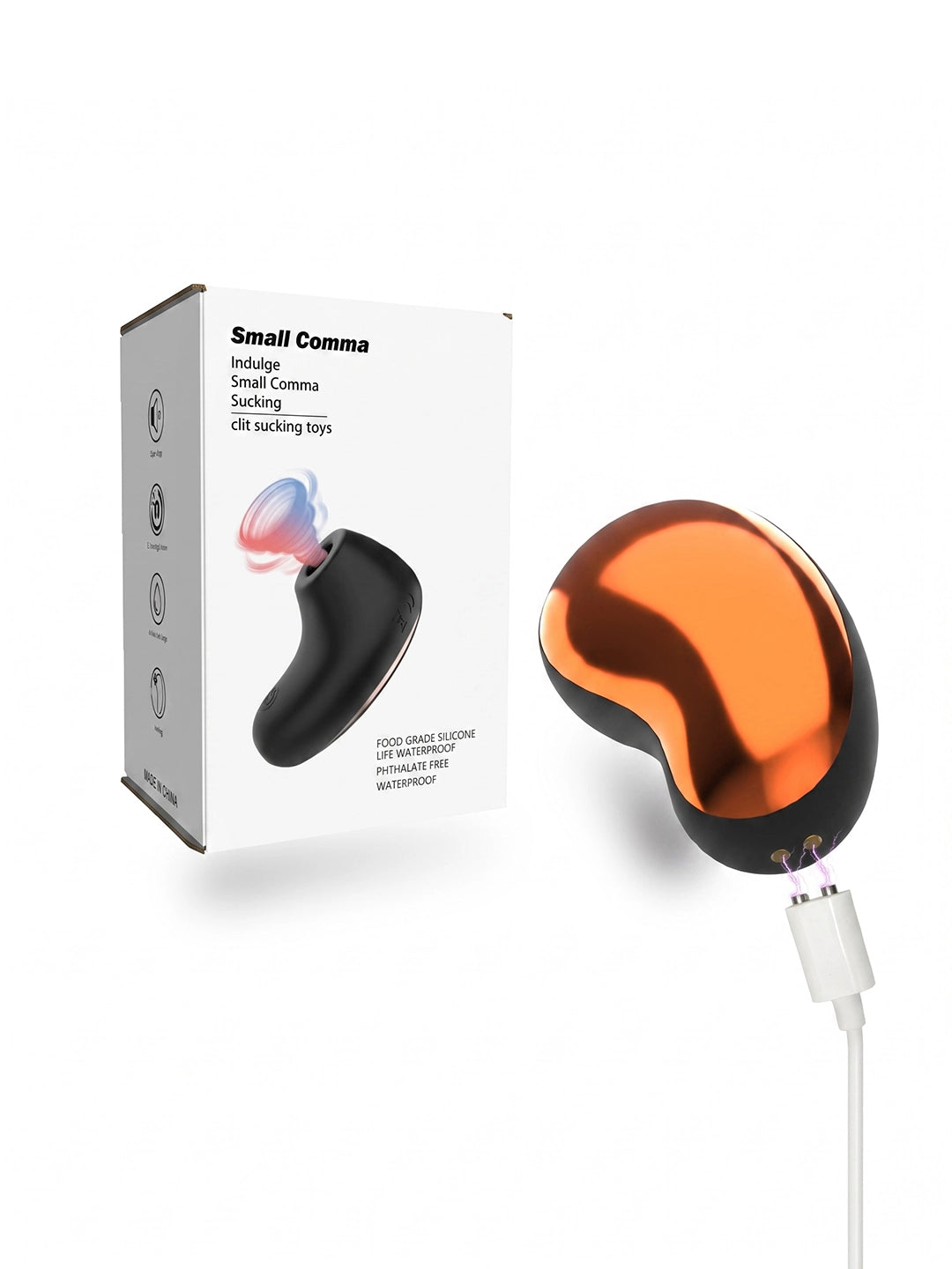 Portable Waterproof Suction Massager | Body‑Safe Silicone Pleasure Toy