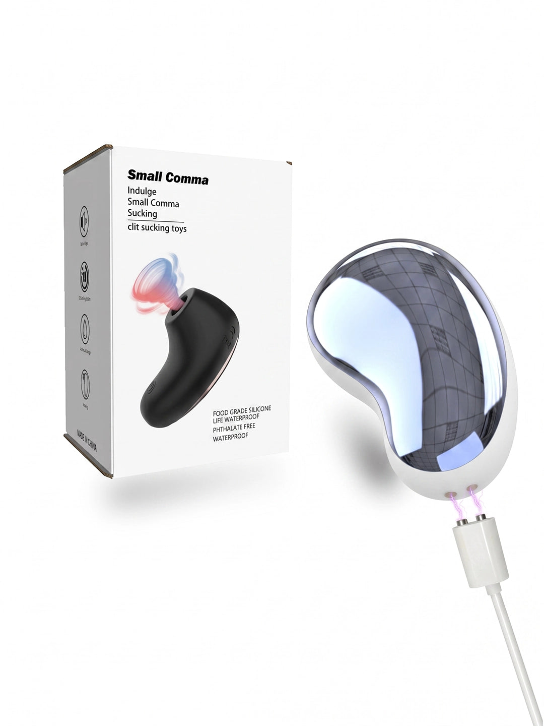 Portable Waterproof Suction Massager | Body‑Safe Silicone Pleasure Toy