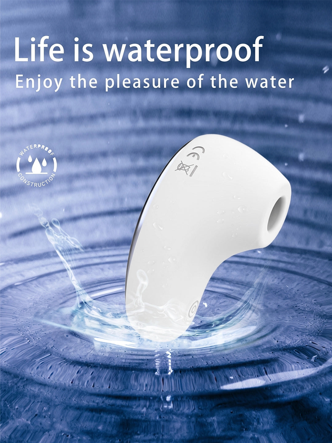 Portable Waterproof Suction Massager | Body‑Safe Silicone Pleasure Toy