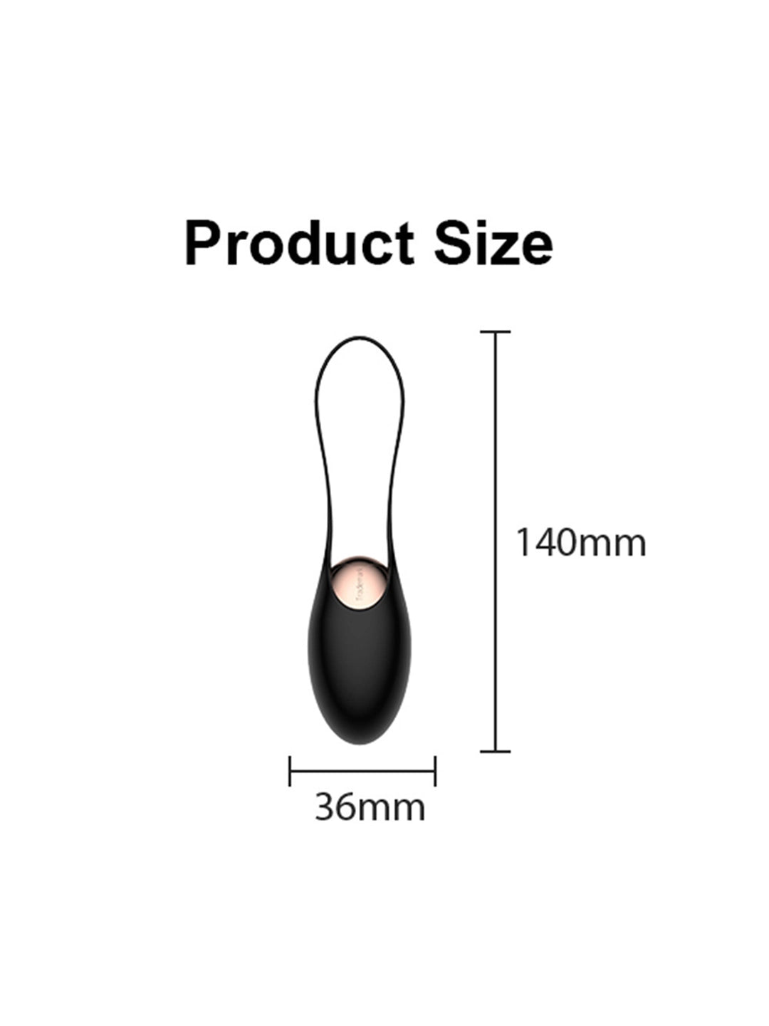 Silicone Kegel Exercise Jump Egg with Pull‑Cord | Rechargeable Personal Massager
