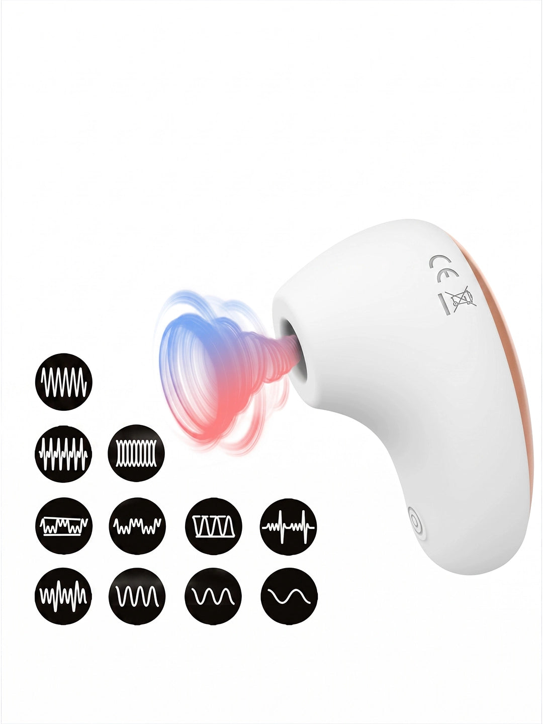 Portable Waterproof Suction Massager | Body‑Safe Silicone Pleasure Toy