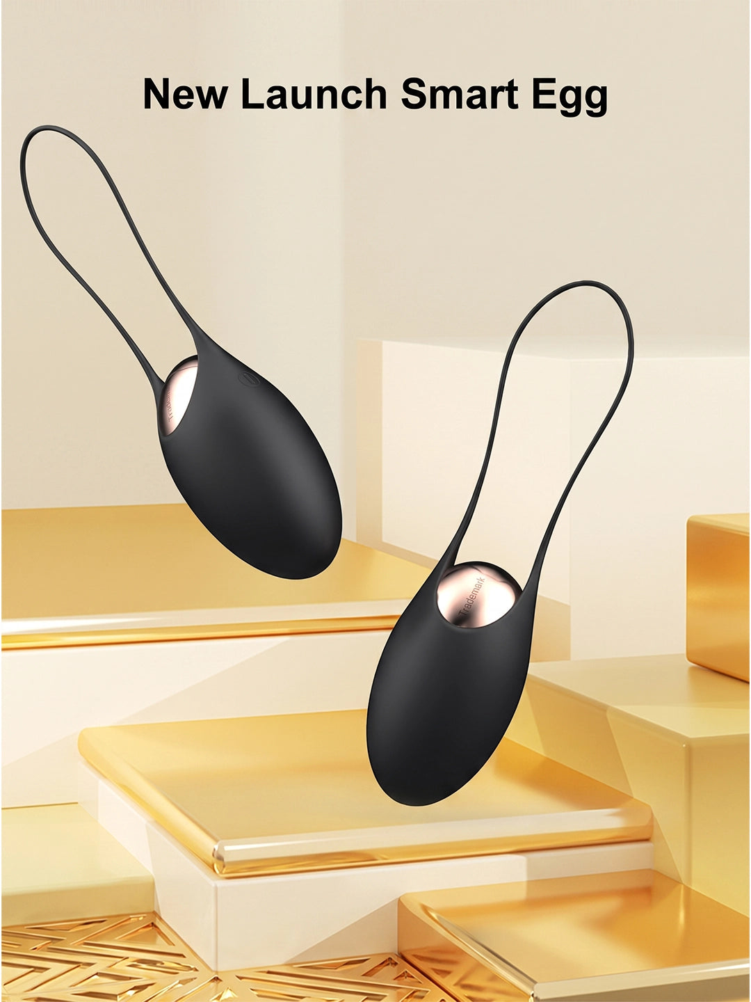 Silicone Kegel Exercise Jump Egg with Pull‑Cord | Rechargeable Personal Massager