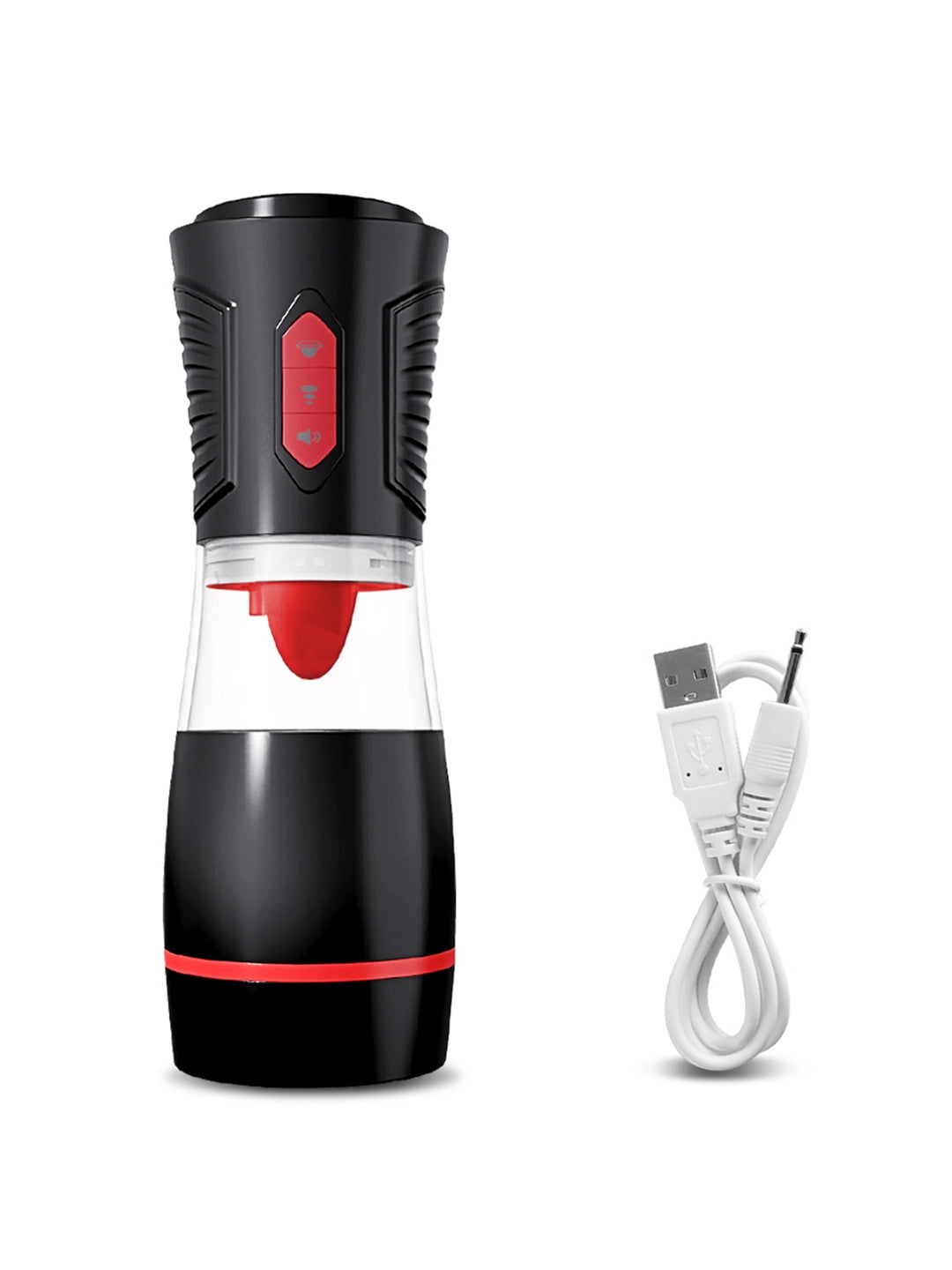 Arcwave Zing Vibrating Stroker, Medical‑Grade Silicone Open‑Ended Male Masturbator, 10 Vibration Modes IPX7 Waterproof Rechargeable Male Adult Toy for Solo & Partner Play