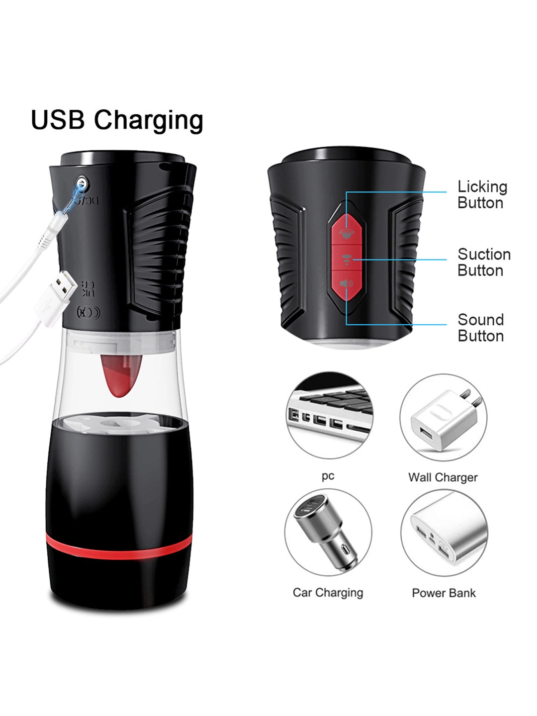 Arcwave Zing Vibrating Stroker, Medical‑Grade Silicone Open‑Ended Male Masturbator, 10 Vibration Modes IPX7 Waterproof Rechargeable Male Adult Toy for Solo & Partner Play