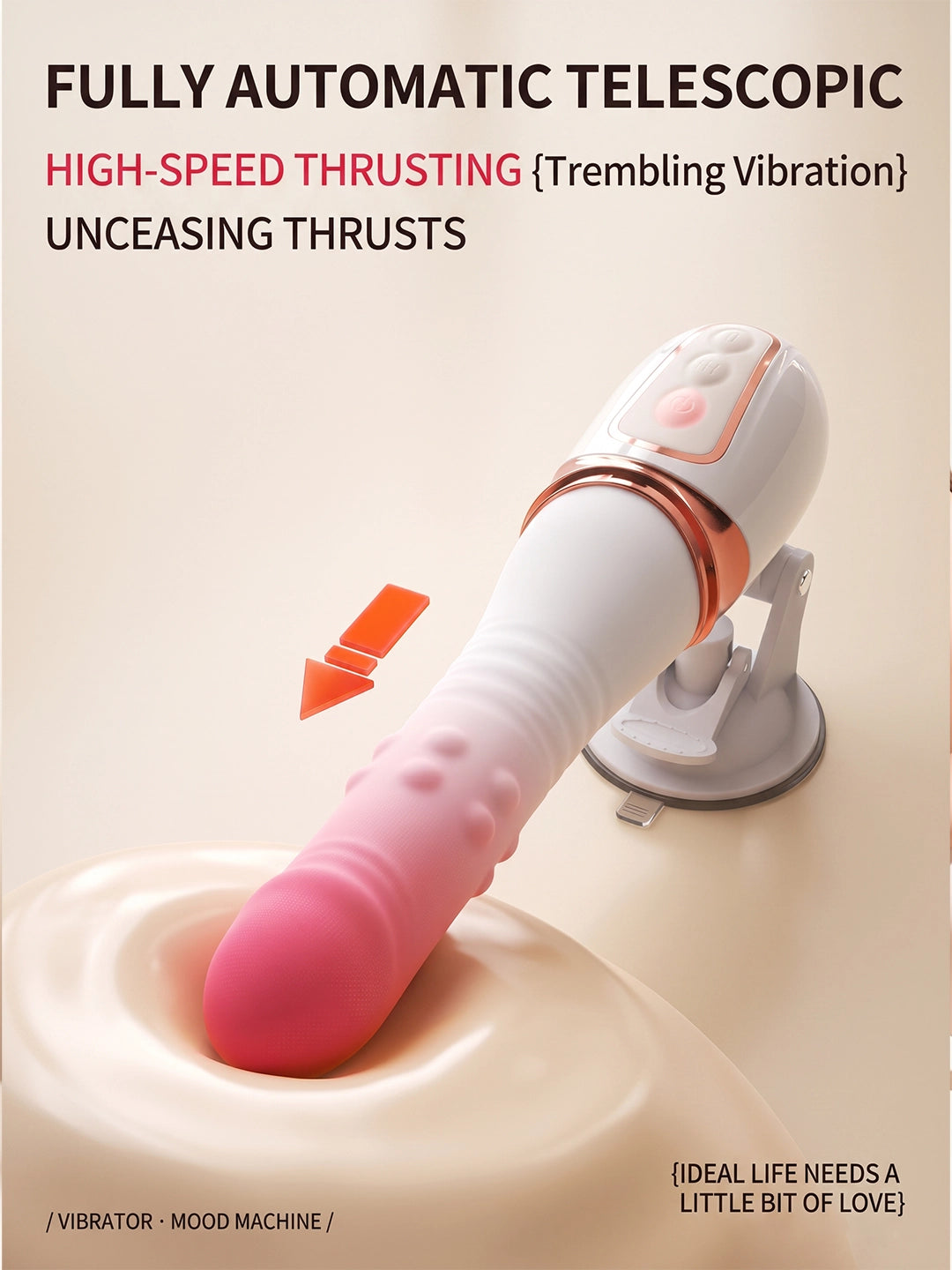 Elegant Lipstick‑Shaped G‑Spot Vibrator | Gradient Quilted Silicone Massager