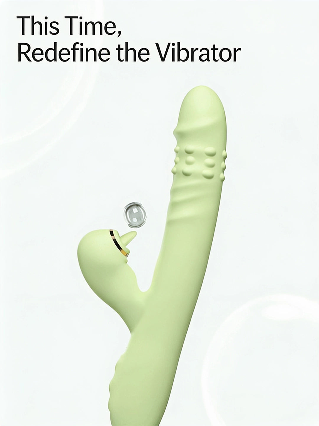 Dual‑Function Suction & G‑Spot Vibration Toy | Ergonomic Curved Design