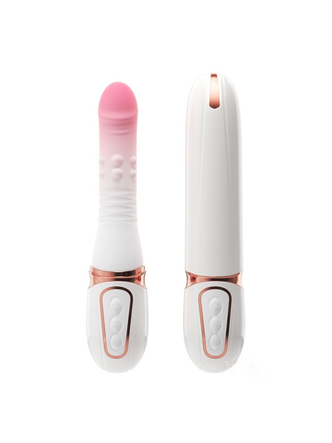 Elegant Lipstick‑Shaped G‑Spot Vibrator | Gradient Quilted Silicone Massager