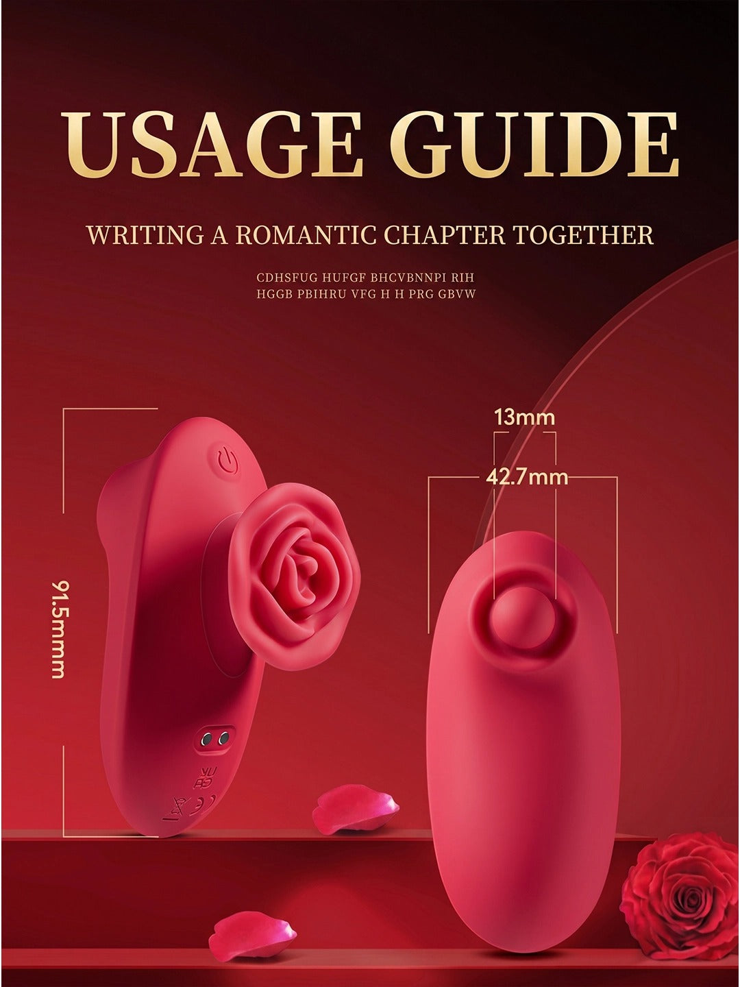 Elegant Rose Suction Intimate Massager | Ultra‑Quiet Silicone Pleasure Toy