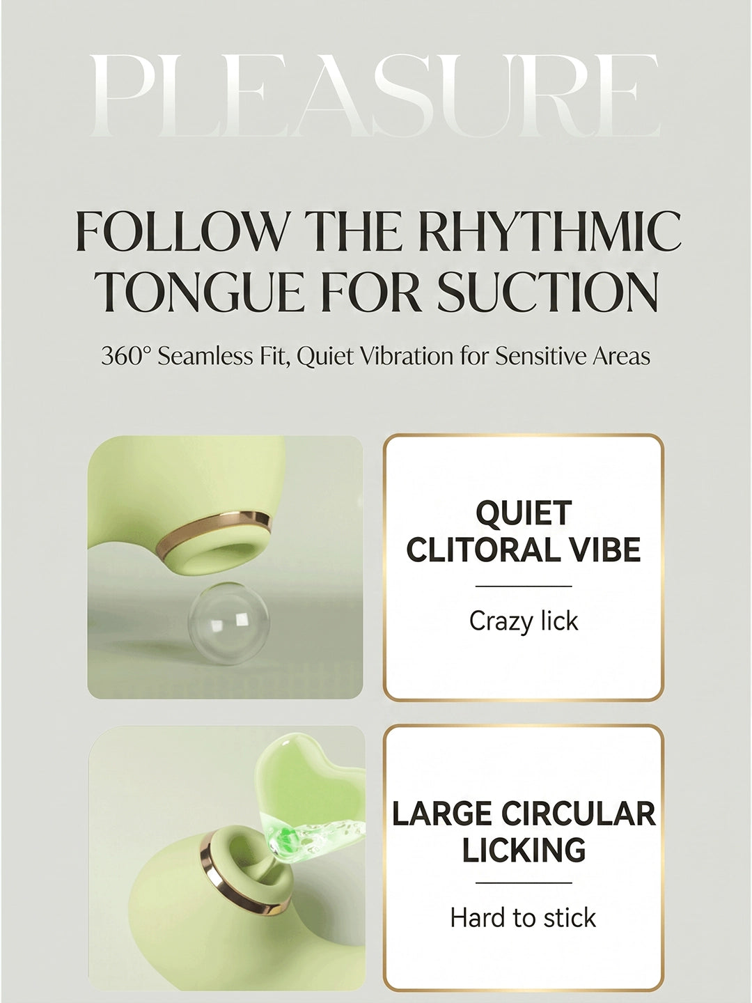 Dual‑Function Suction & G‑Spot Vibration Toy | Ergonomic Curved Design