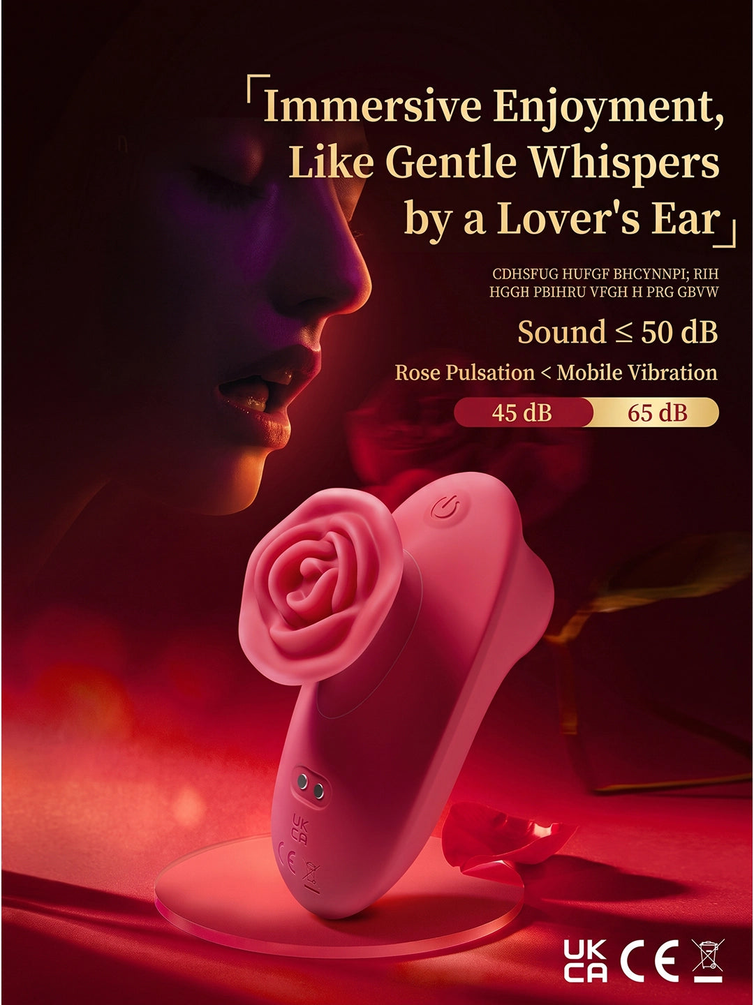 Elegant Rose Suction Intimate Massager | Ultra‑Quiet Silicone Pleasure Toy