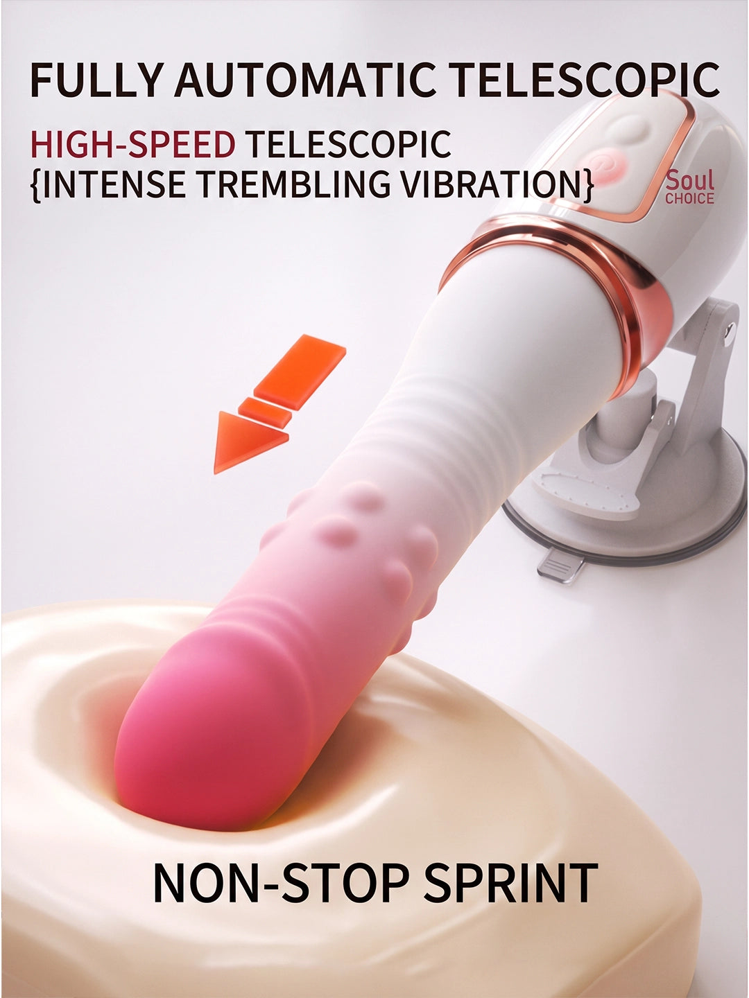 Elegant Lipstick‑Shaped G‑Spot Vibrator | Gradient Quilted Silicone Massager