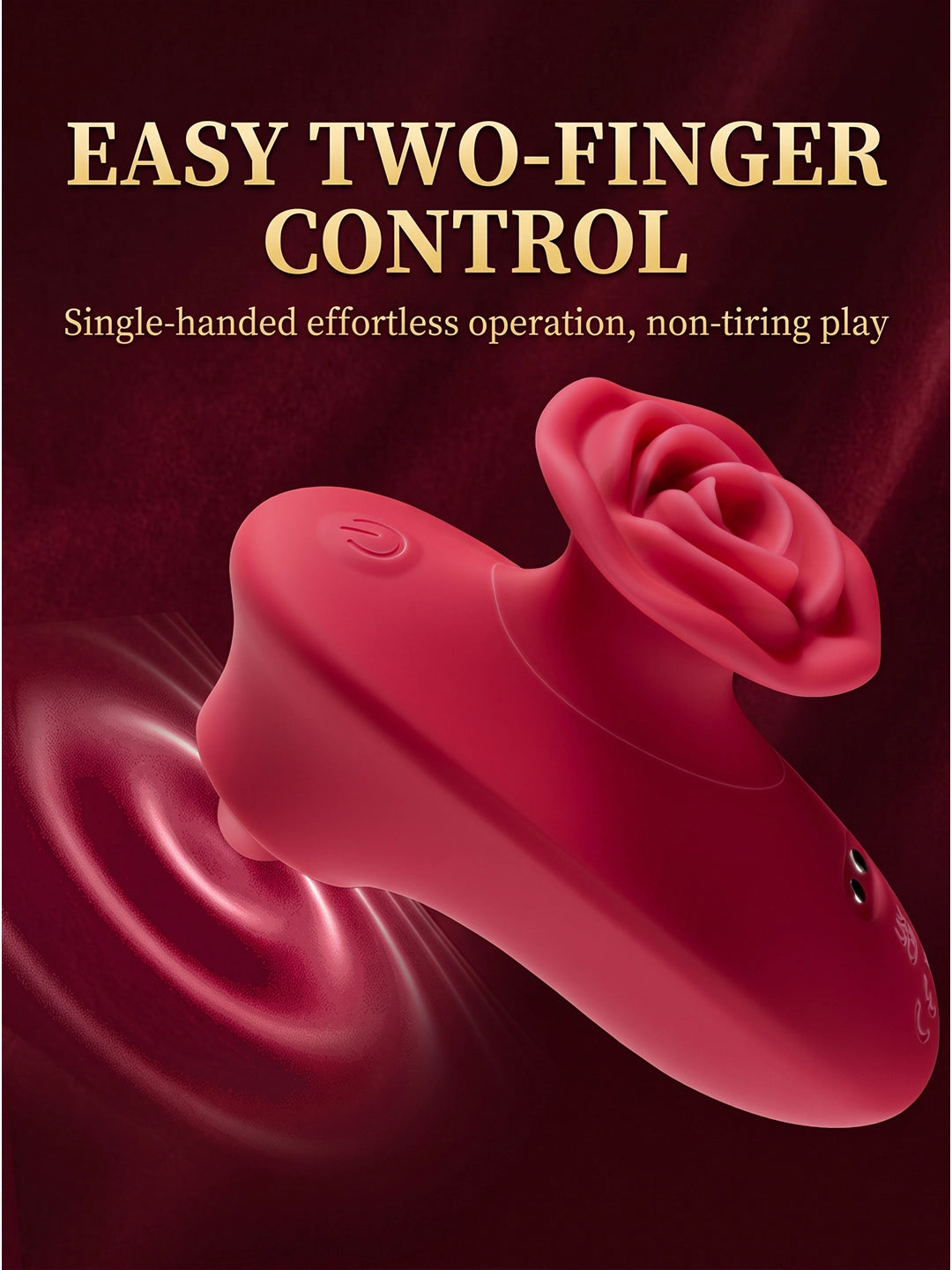 Elegant Rose Suction Intimate Massager | Ultra‑Quiet Silicone Pleasure Toy