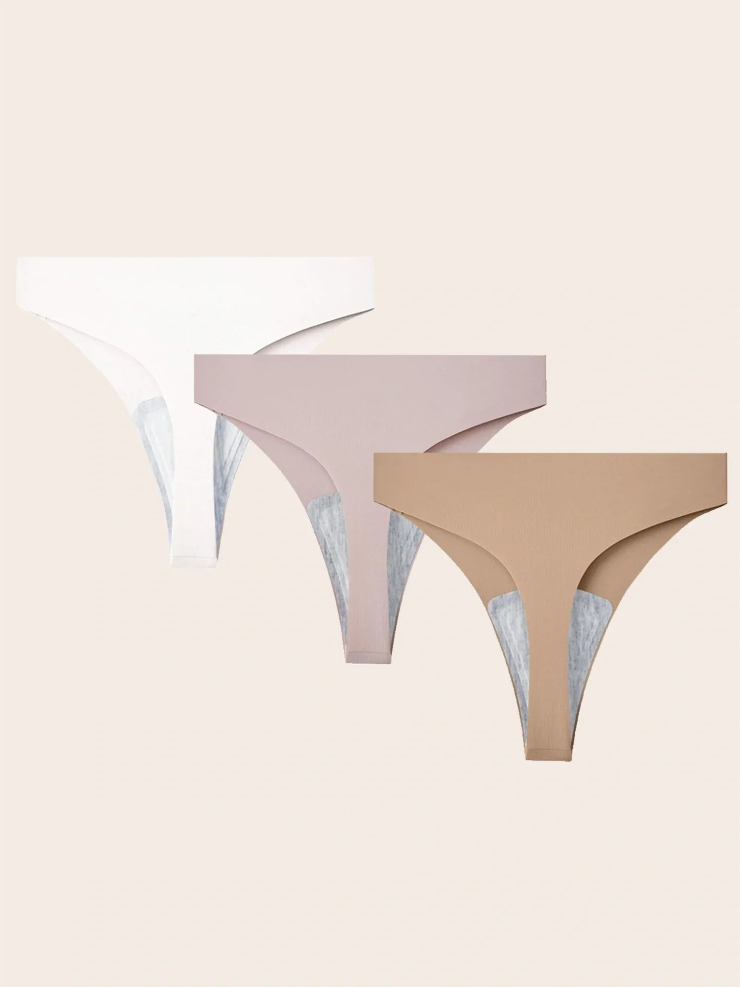 Soft Intention No Show Camel Toe Cover Thongs