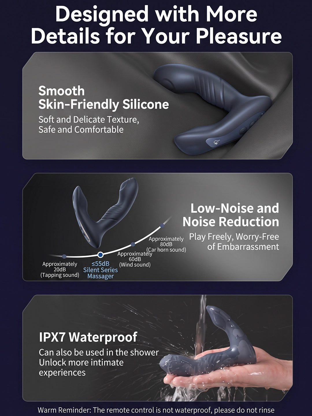 10‑Speed Slapping Rhythm Tide Prostate Massager Precision‑Targeted Prostate Stimulation for Deep, Soul‑Stirring Pleasure