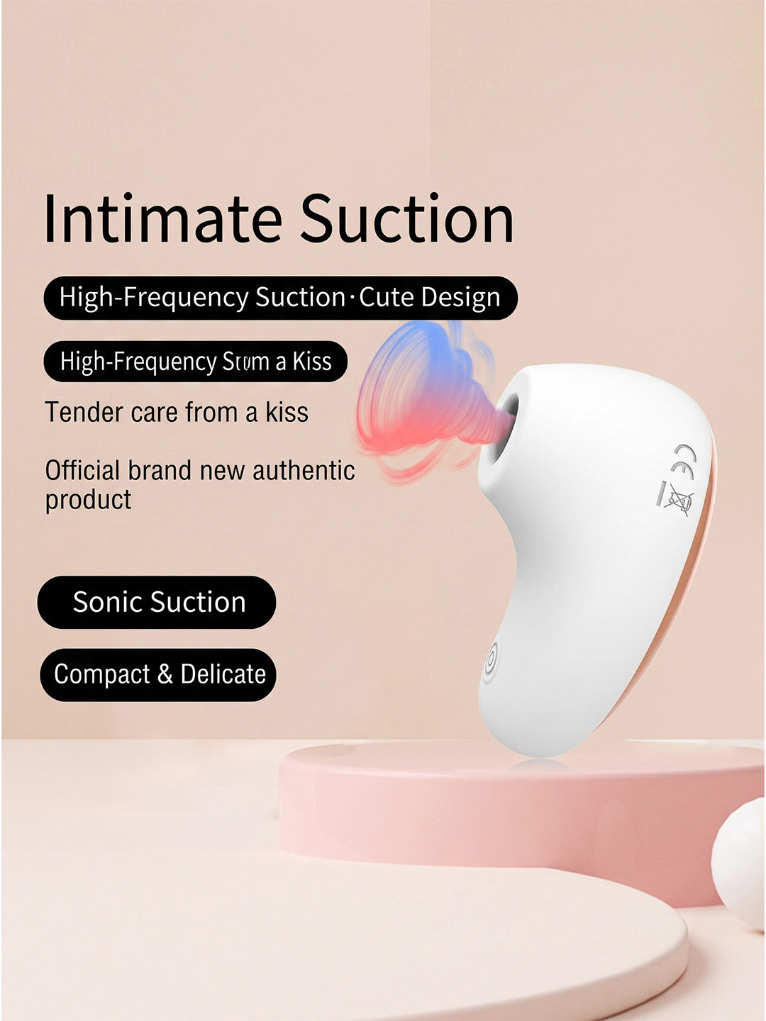 Portable Waterproof Suction Massager | Body‑Safe Silicone Pleasure Toy