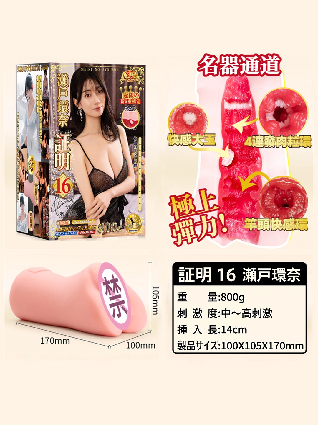 1:1 Life‑Like Realistic Replica Stroker Authentic Anatomical Details for Immersive Intimate Experience