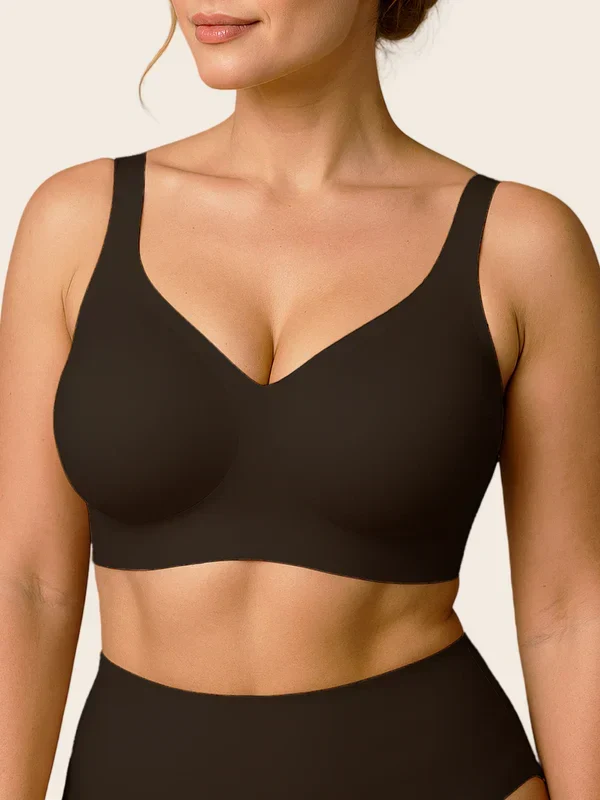 Jelly Wireless T-shirt Red Bra Christmas Special